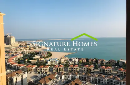 Apartment - 1 Bedroom - 2 Bathrooms for sale in Tower 29 - Porto Arabia - The Pearl Island - Doha