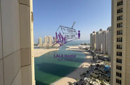 Apartment - 1 Bedroom - 2 Bathrooms for rent in Viva West - Viva Bahriyah - The Pearl Island - Doha