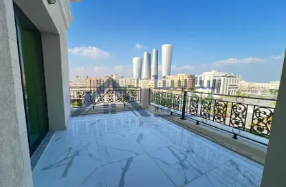 Balcony image for: Apartment - 1 Bedroom - 2 Bathrooms for rent in Fox Hills A13 - Fox Hills - Lusail, Image 1