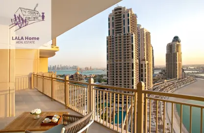 Penthouse - 3 Bedrooms - 4 Bathrooms for rent in Abraj Bay - Abraj Quartiers - The Pearl Island - Doha