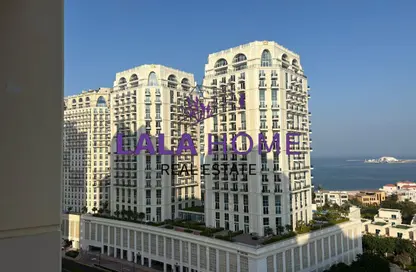 شقة - غرفة نوم - 2 حمامات للايجار في فيفا غرب - فيفا بحرية - جزيرة اللؤلؤة - الدوحة