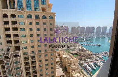Outdoor Building image for: Apartment - 1 Bedroom - 2 Bathrooms for rent in East Porto Drive - Porto Arabia - The Pearl Island - Doha, Image 1