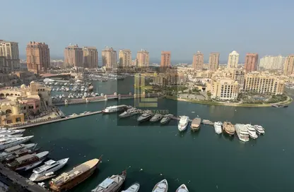 Apartment - Studio - 1 Bathroom for rent in East Porto Drive - Porto Arabia - The Pearl Island - Doha