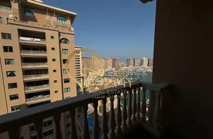 Apartment - 2 Bedrooms - 3 Bathrooms for sale in East Porto Drive - Porto Arabia - The Pearl Island - Doha