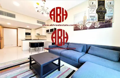 Apartment - 1 Bedroom - 2 Bathrooms for rent in The M Residence - Al Qawafell Street - Al Sadd - Doha