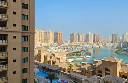 Apartment - 2 Bedrooms - 3 Bathrooms for rent in East Porto Drive - Porto Arabia - The Pearl Island - Doha