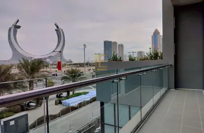 Apartment - 1 Bedroom - 2 Bathrooms for rent in Lusail Marina Heights - Marina District - Lusail Apartment - 1 Bedroom - 2 Bathrooms for rent in Lusail Marina Heights - Marina District - Lusail
