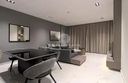 Apartment - 1 Bedroom - 2 Bathrooms for rent in Boulevard View - Yasmeen City - Lusail Apartment - 1 Bedroom - 2 Bathrooms for rent in Boulevard View - Yasmeen City - Lusail