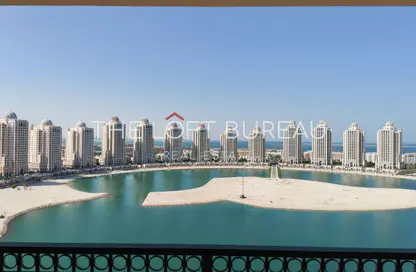 Apartment - 3 Bedrooms - 4 Bathrooms for rent in Viva West - Viva Bahriyah - The Pearl Island - Doha