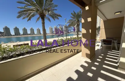 Townhouse - 1 Bedroom - 2 Bathrooms for rent in Viva East - Viva Bahriyah - The Pearl Island - Doha