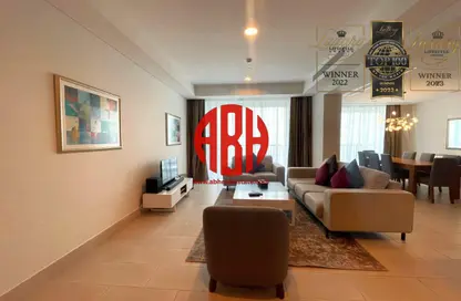 Penthouse - 2 Bedrooms - 3 Bathrooms for rent in Viva West - Viva Bahriyah - The Pearl Island - Doha Penthouse - 2 Bedrooms - 3 Bathrooms for rent in Viva West - Viva Bahriyah - The Pearl Island - Doha