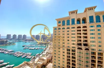 Apartment - 2 Bedrooms - 3 Bathrooms for rent in West Porto Drive - Porto Arabia - The Pearl Island - Doha