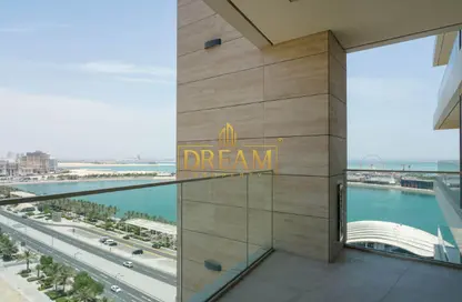 Apartment - 2 Bedrooms - 3 Bathrooms for rent in Lusail Marina Heights - Marina District - Lusail