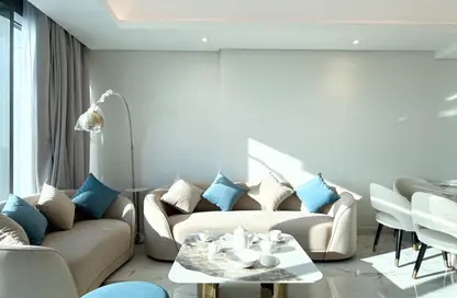 شقة - غرفة نوم - 2 حمامات للايجار في برج مارينا 23 - منطقة المارينا - الوسيل