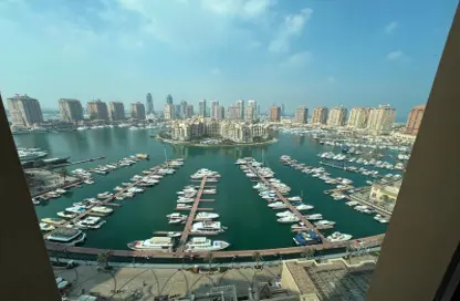 شقة - 1 حمام للايجار في طريق بورتو الشرقي - بورتو أرابيا - جزيرة اللؤلؤة - الدوحة