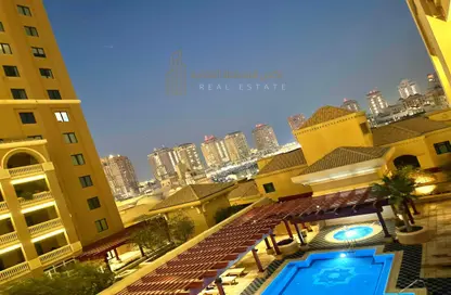 شقة - غرفة نوم - 2 حمامات للايجار في طريق بورتو الشرقي - بورتو أرابيا - جزيرة اللؤلؤة - الدوحة