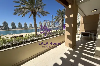 Townhouse - 1 Bedroom - 2 Bathrooms for rent in Viva East - Viva Bahriyah - The Pearl Island - Doha