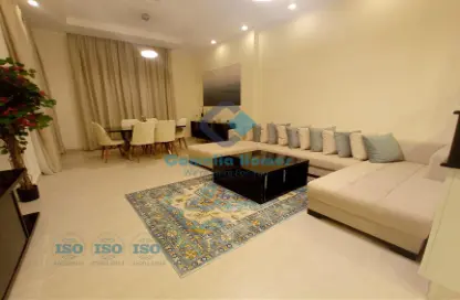Living / Dining Room image for: Apartment - 1 Bedroom - 2 Bathrooms for rent in Fox Hills - Fox Hills - Lusail, Image 1