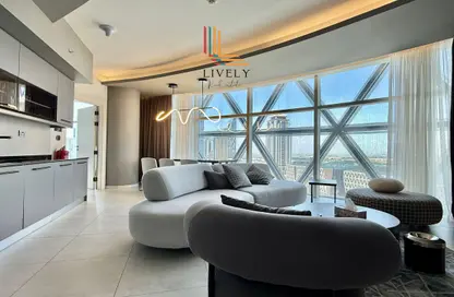 Apartment - 1 Bedroom - 1 Bathroom for rent in Marina Tower 02 - Marina District - Lusail