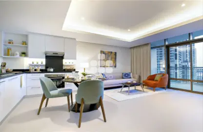Apartment - 1 Bedroom - 1 Bathroom for rent in Abraj Bay - Abraj Quartiers - The Pearl Island - Doha