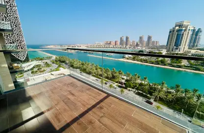 Apartment - 2 Bedrooms - 4 Bathrooms for rent in Lusail Marina Heights - Marina District - Lusail