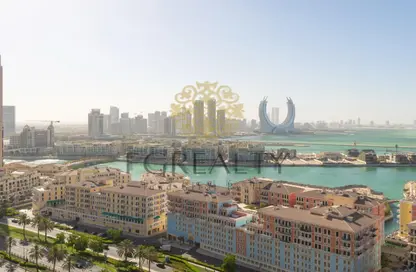 Apartment - 1 Bedroom - 2 Bathrooms for rent in West Porto Drive - Porto Arabia - The Pearl Island - Doha