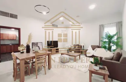 شقة - 2 غرف نوم - 2 حمامات للايجار في نور الوعب - الوعب - الدوحة