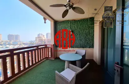 شقة - غرفة نوم - 2 حمامات للايجار في طريق بورتو الشرقي - بورتو أرابيا - جزيرة اللؤلؤة - الدوحة