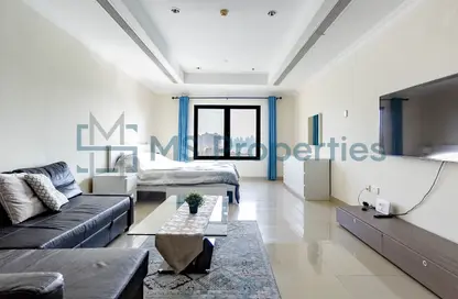 Apartment - Studio - 1 Bathroom for rent in West Porto Drive - Porto Arabia - The Pearl Island - Doha