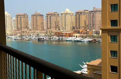 Apartment - 1 Bedroom - 2 Bathrooms for rent in West Porto Drive - Porto Arabia - The Pearl Island - Doha