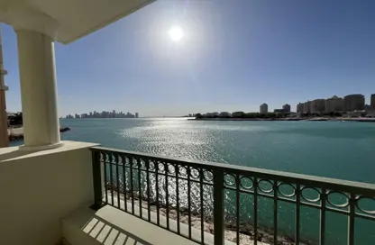 Balcony image for: Apartment - 1 Bedroom - 2 Bathrooms for rent in Viva West - Viva Bahriyah - The Pearl Island - Doha, Image 1