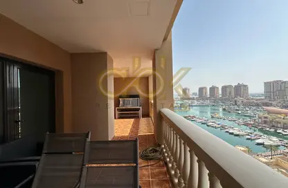 Apartment - 1 Bedroom - 2 Bathrooms for sale in East Porto Drive - Porto Arabia - The Pearl Island - Doha