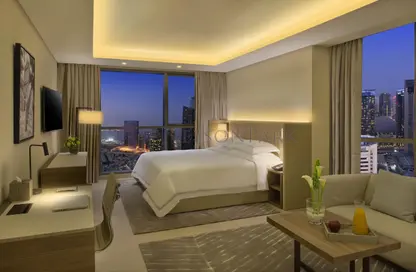 Apartment - Studio - 1 Bathroom for rent in West Bay Tower - West Bay - West Bay - Doha