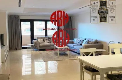 Apartment - 1 Bedroom - 2 Bathrooms for rent in Marina Gate - Porto Arabia - The Pearl Island - Doha