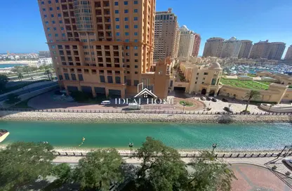 Apartment - 1 Bedroom - 2 Bathrooms for rent in Tower 16 - Porto Arabia - The Pearl Island - Doha