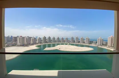 Apartment - 1 Bedroom - 2 Bathrooms for rent in Al Mutahidah Tower - Viva Bahriyah - The Pearl Island - Doha