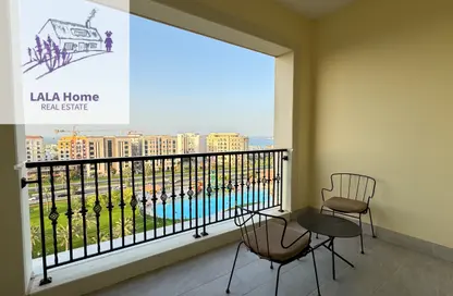 Apartment - Studio - 1 Bathroom for rent in Viva West - Viva Bahriyah - The Pearl Island - Doha