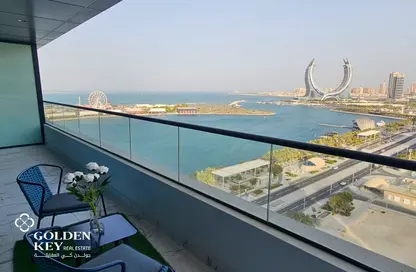 Apartment - 2 Bedrooms - 3 Bathrooms for rent in Lusail Residence - Marina District - Lusail