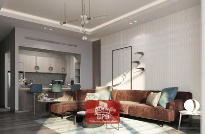 Living Room image for: Apartment - 2 Bedrooms - 3 Bathrooms for sale in Marina Residence 16 - Marina District - Lusail, Image 1