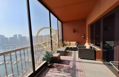 Apartment - 3 Bedrooms - 4 Bathrooms for rent in East Porto Drive - Porto Arabia - The Pearl Island - Doha