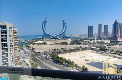 شقة - غرفة نوم - 2 حمامات للبيع في برج داماك مارينا - منطقة المارينا - الوسيل