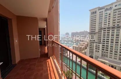Apartment - 2 Bedrooms - 2 Bathrooms for rent in East Porto Drive - Porto Arabia - The Pearl Island - Doha