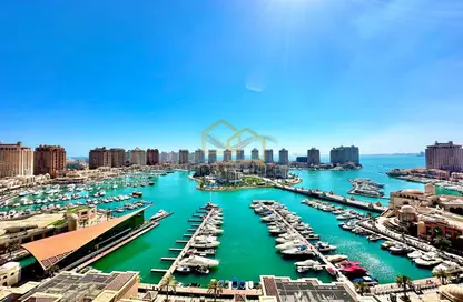 Apartment - 3 Bedrooms - 4 Bathrooms for rent in One Porto Arabia - Porto Arabia - The Pearl Island - Doha