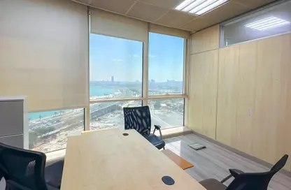 مساحات مكتبية - استوديو - 1 حمام للايجار في برج الجزيرة - الخليج الجنوبي - الخليج الغربي - الدوحة