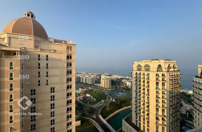 شقة - غرفة نوم - 3 حمامات للايجار في فيفا غرب - فيفا بحرية - جزيرة اللؤلؤة - الدوحة