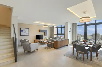 Apartment - 3 Bedrooms - 5 Bathrooms for rent in Le Mirage City Walk - Fereej Bin Mahmoud South - Fereej Bin Mahmoud - Doha