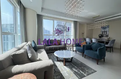 شقة - 2 غرف نوم - 4 حمامات للايجار في لوسيل ريسيدينس - منطقة المارينا - الوسيل