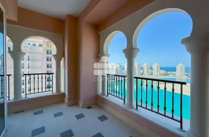 Apartment - 1 Bedroom - 2 Bathrooms for rent in Tower 2 - Viva Bahriyah - The Pearl Island - Doha