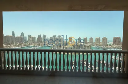 Apartment - 2 Bedrooms - 3 Bathrooms for rent in East Porto Drive - Porto Arabia - The Pearl Island - Doha