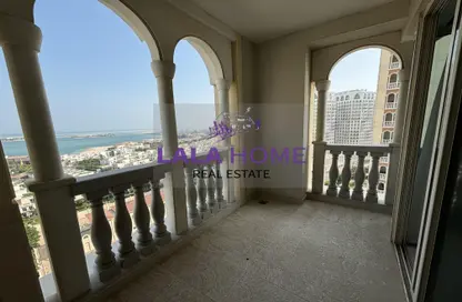 Apartment - 3 Bedrooms - 3 Bathrooms for rent in Viva West - Viva Bahriyah - The Pearl Island - Doha